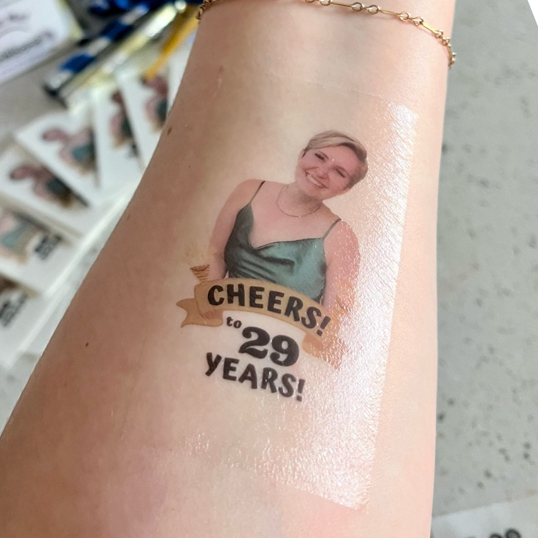 We'll Miss Your Face! Retirement Tattoo
