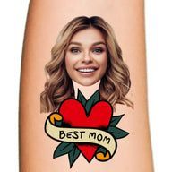 Best Mom Heart Tattoo