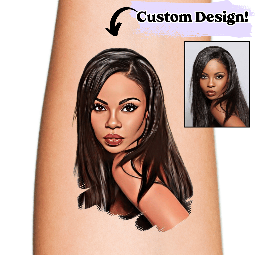 Caricature Cartoon Portrait Tattoo - Custom Design