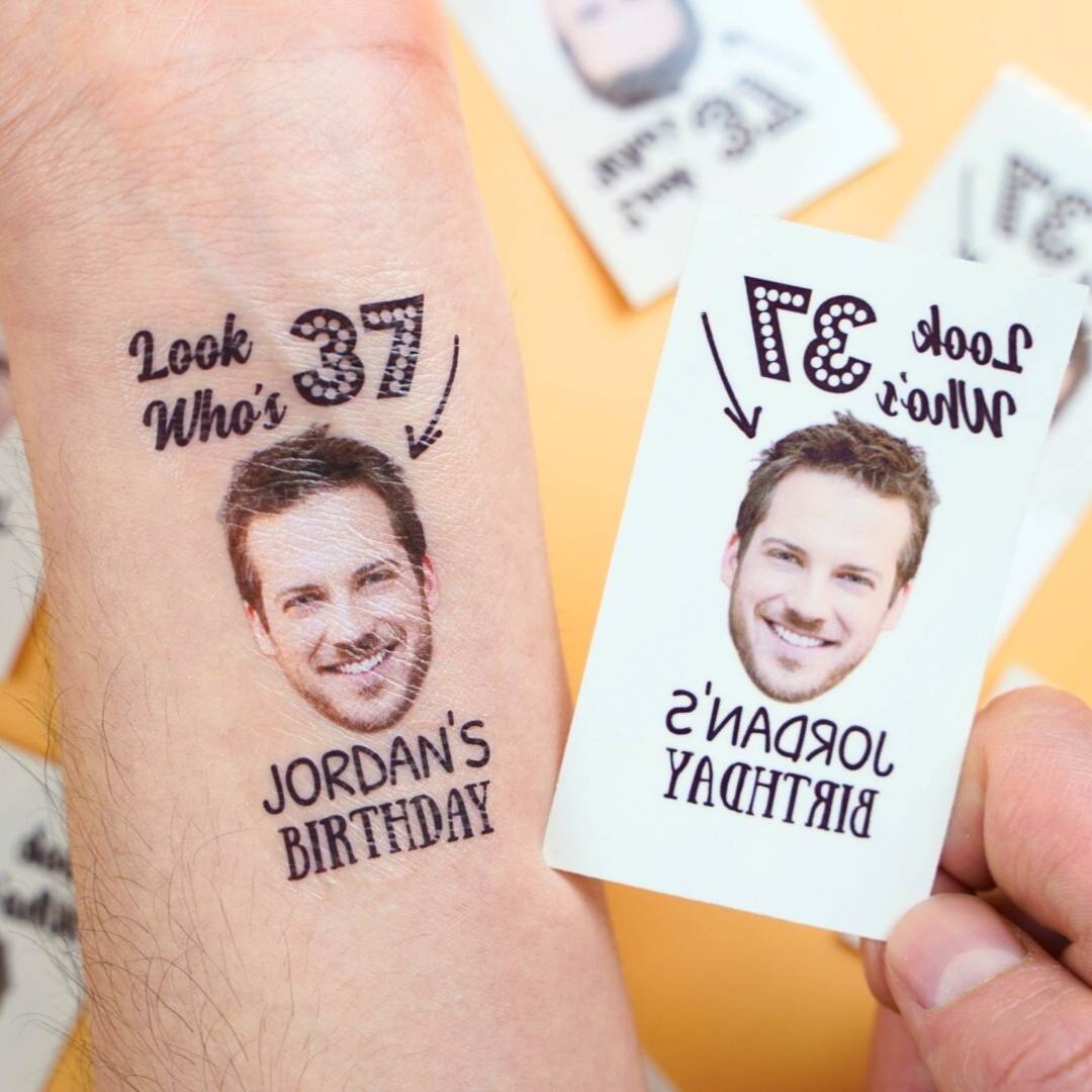 Look Who's Birthday! Custom Tattoo