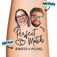 Perfect Match Temporary Tattoo