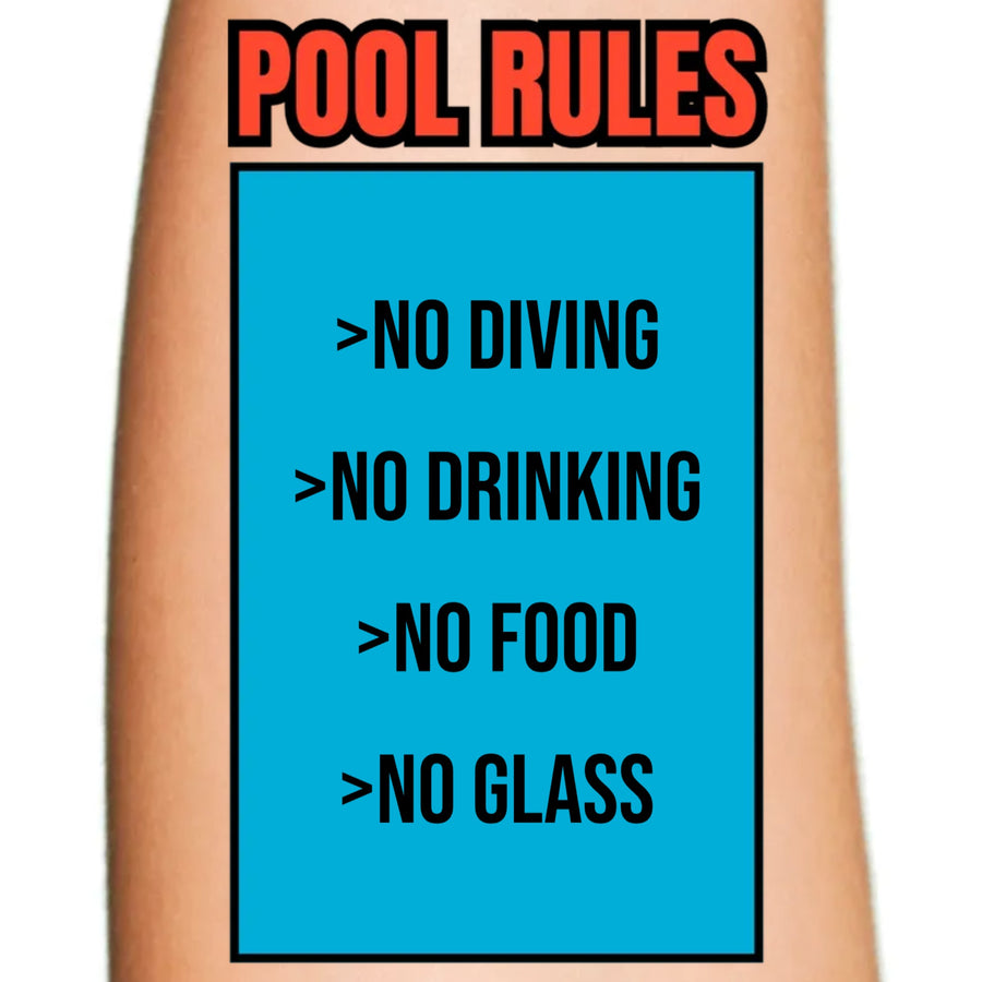 Pool Rules