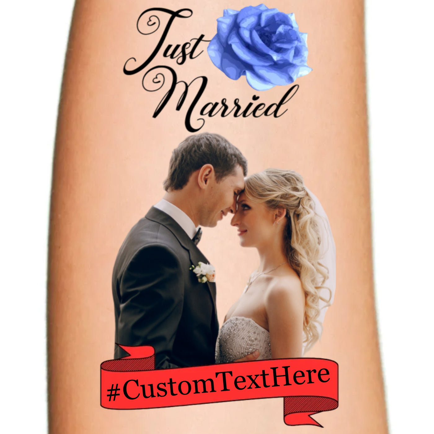 Just Married - Custom Text